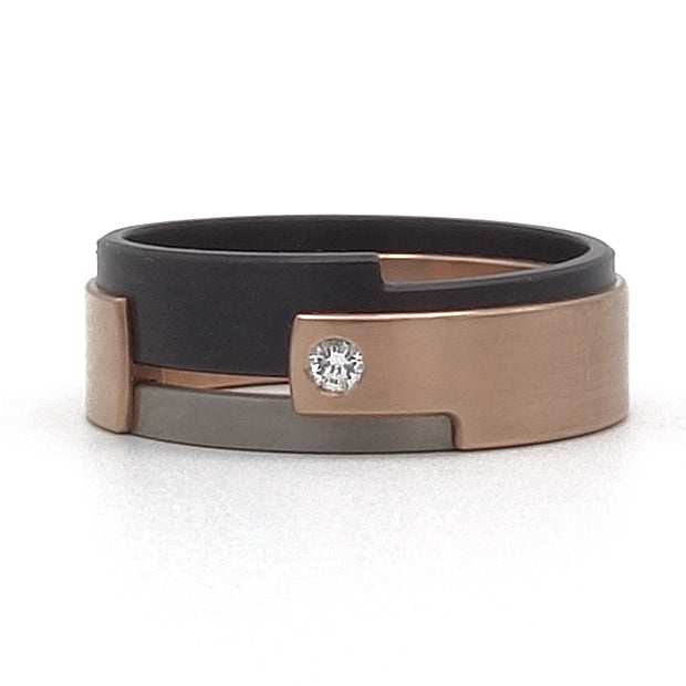 Aquila 2 Combi | Titanium, Zirkonium & Roodgoud 14kr