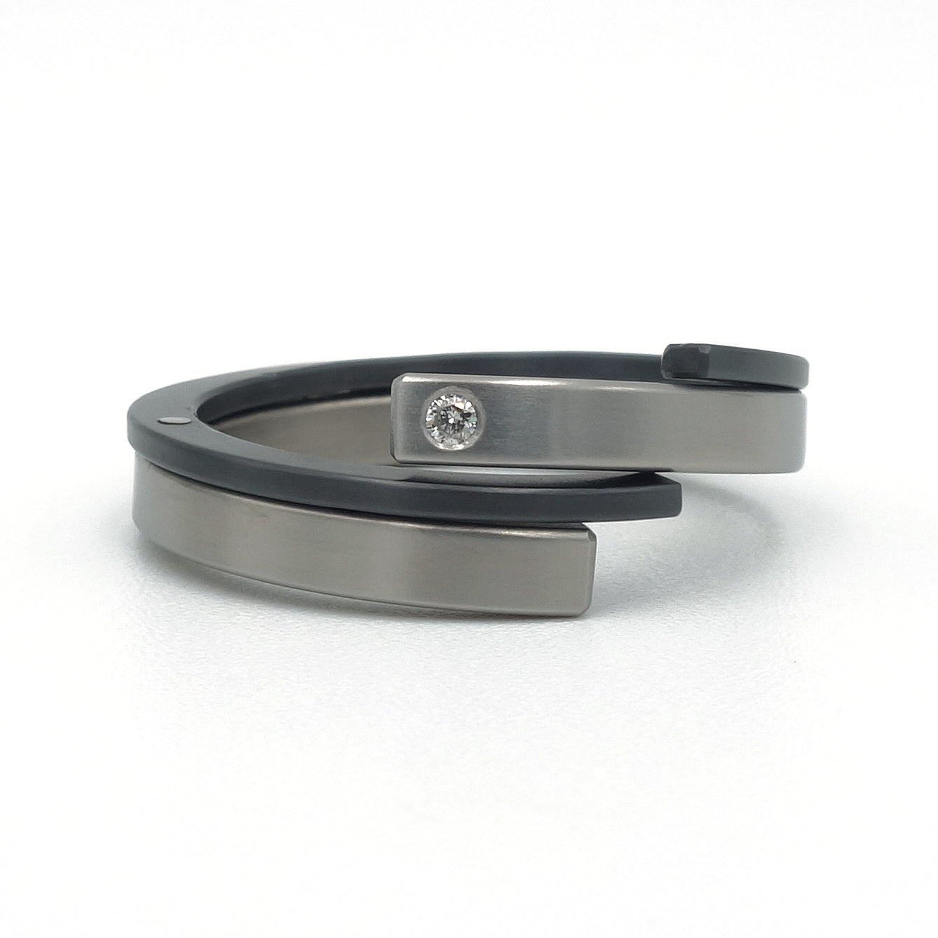 Helix Dubbel | Titanium, Zirkonium & Diamant