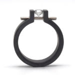 Moonrise Black | Zirkonium, Diamant 0,35 ct