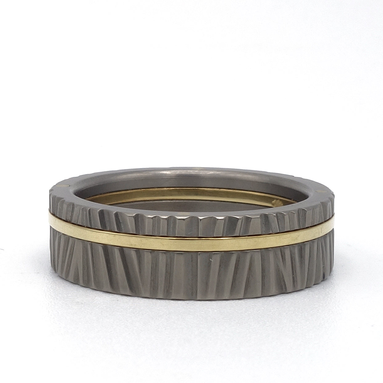 Pepe 3-delig | Titanium & Zirkonium met Goud