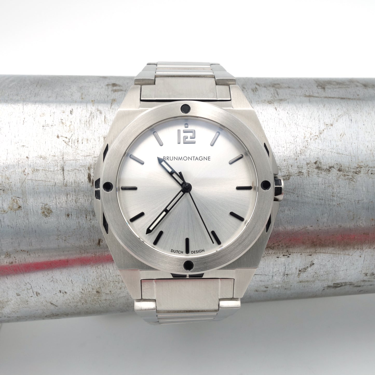 Brunmontagne Representor Staal/Zilver 40mm met stalen band.