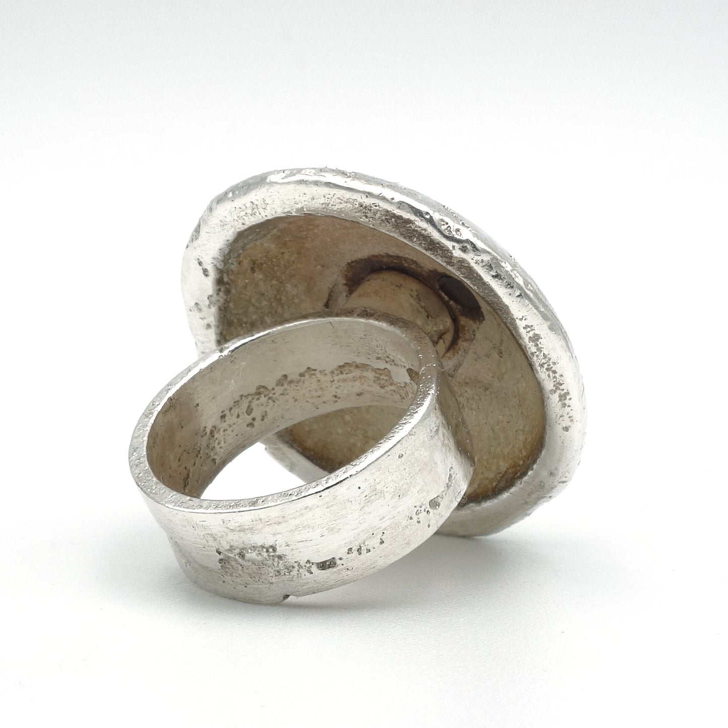 Boule Triple Connexions - ring zilver met titanim