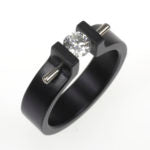 Moonrise Black | Zirkonium, Diamant 0,35 ct
