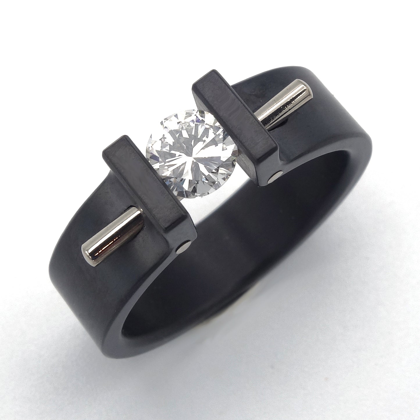 Black Moonrise | Zirkonium & Diamant 0,50 ct