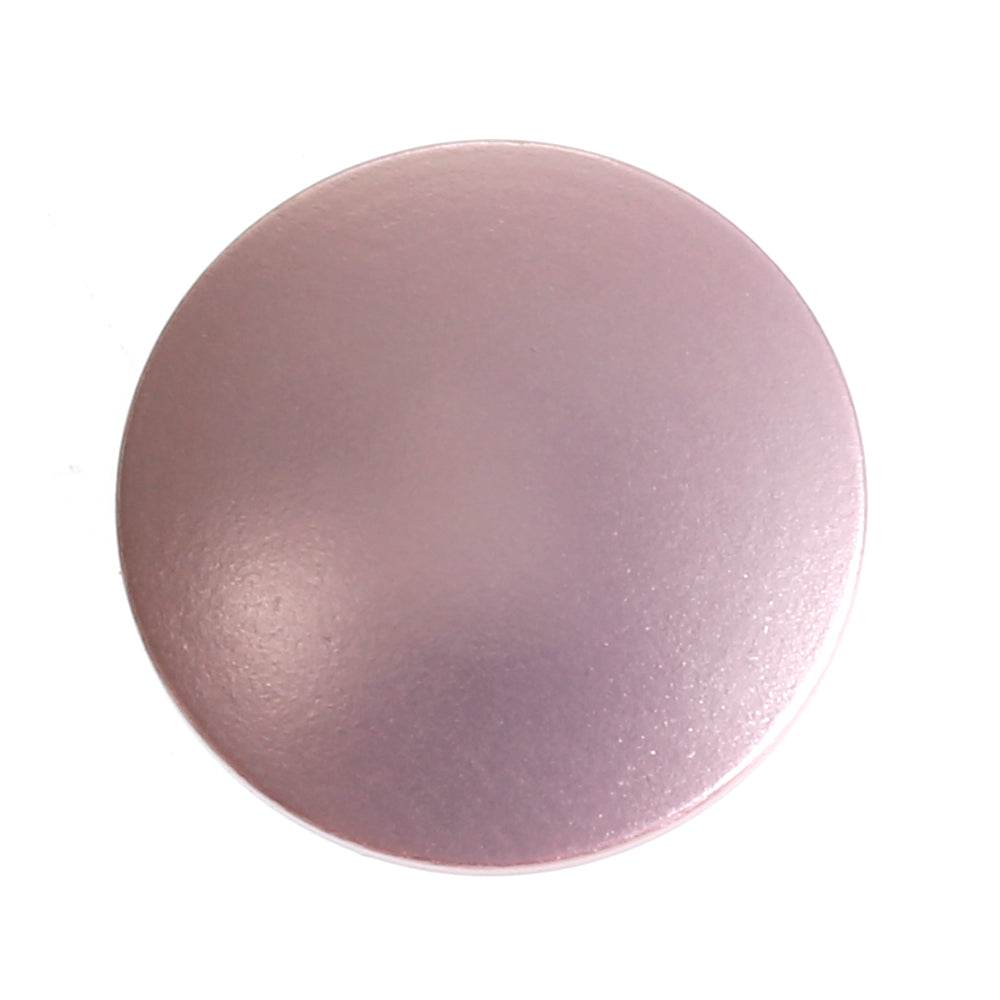 Rond bol aluminium wisselhart in Felroze, passend in de Wisselrand-hanger