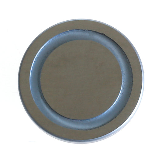 Titanium wisselhartje met cirkelvormig design, lichtblauw