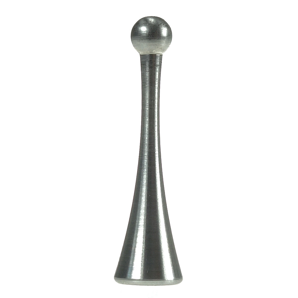 Losse Pion-schakel van naturel titanium met matte afwerking