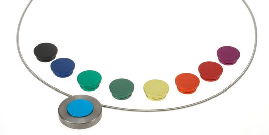 Wisselhart plat | Aluminium in felle kleuren