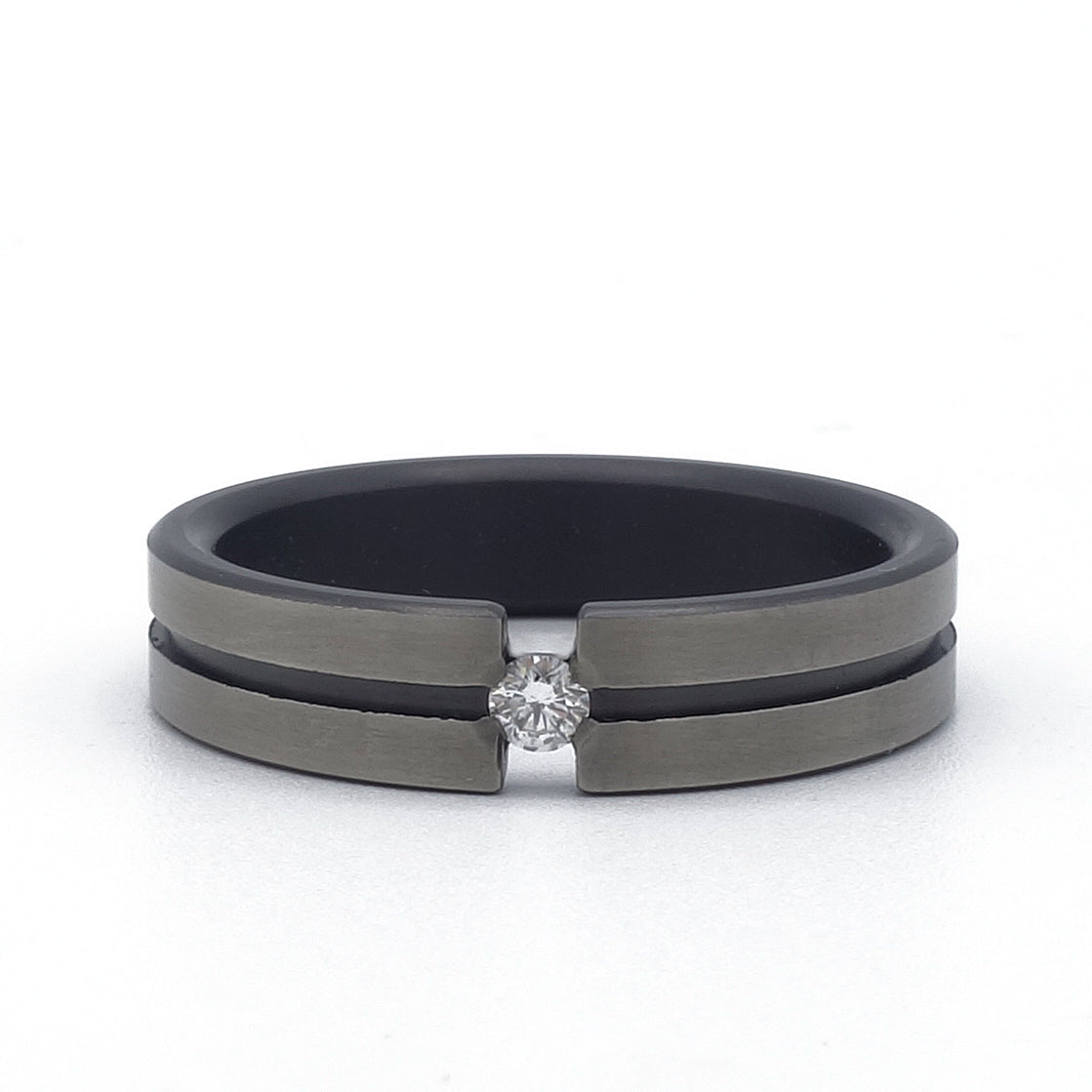Blackstripe 3 set | Zirkonium & Diamant