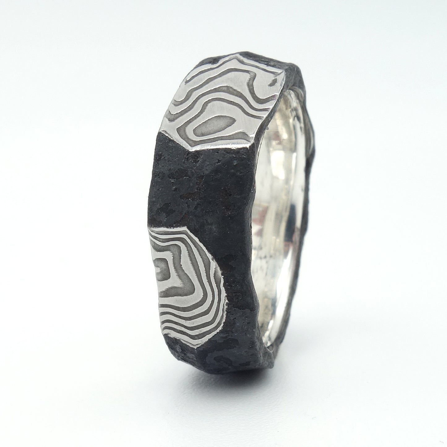 Facet | Damaststaal & Zilver