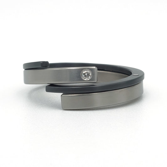 Helix Dubbel | Titanium, Zirkonium & Diamant