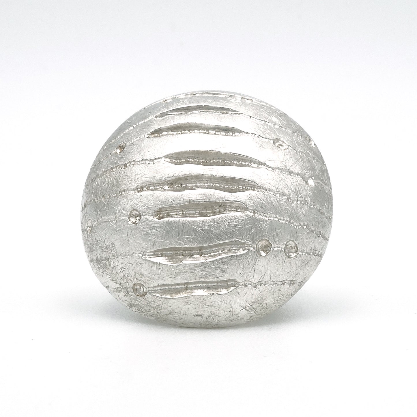 Boule en Lignes - ring zilver