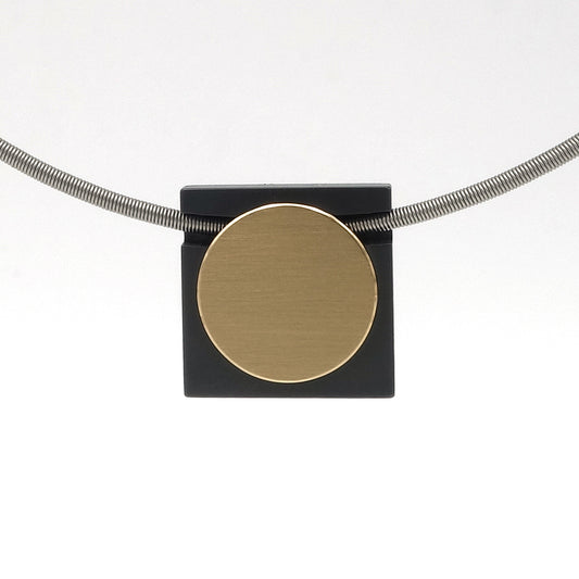 Orbit Hanger | Zirkonium & Goud