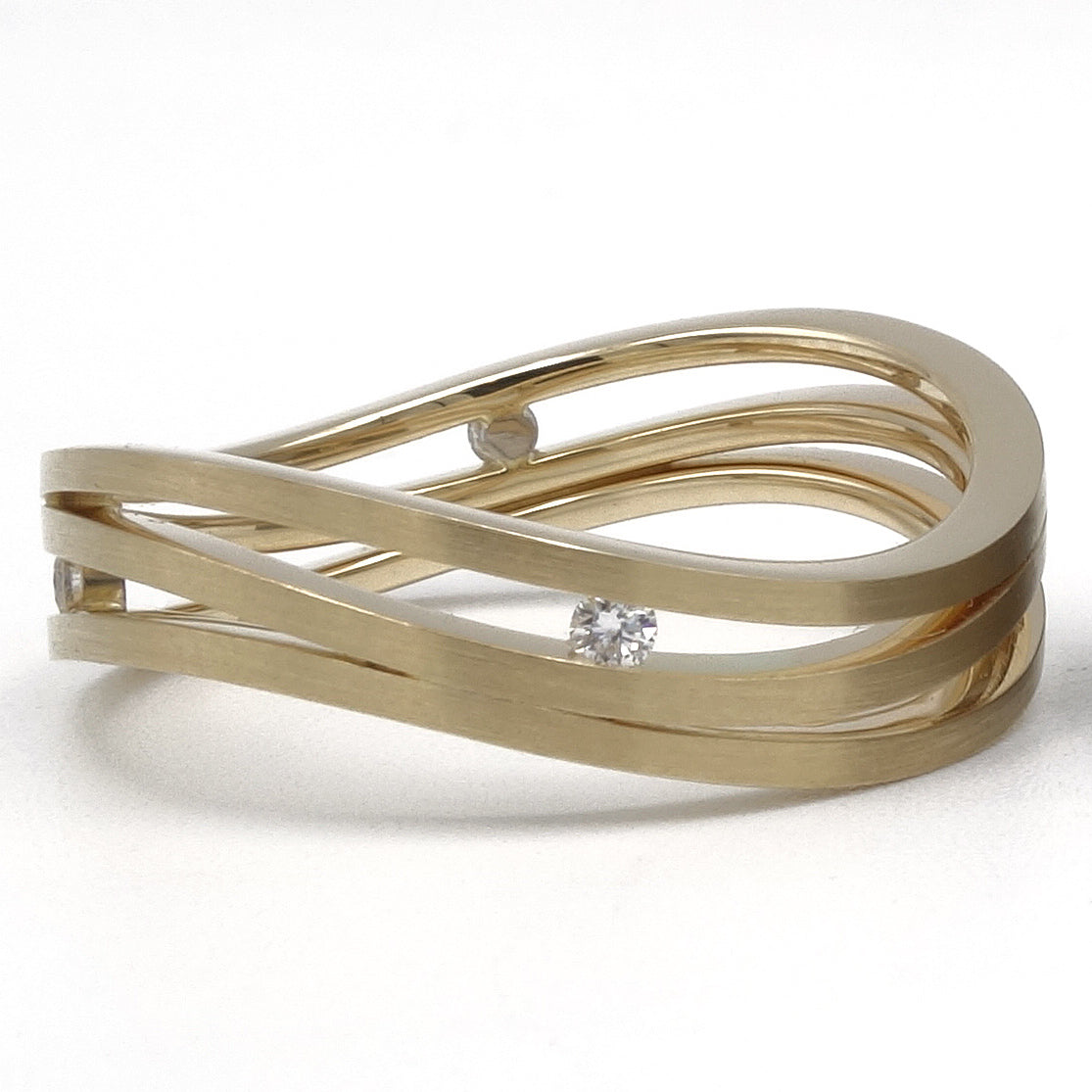 Diago VRS set | Gouden ring met stoere herenring