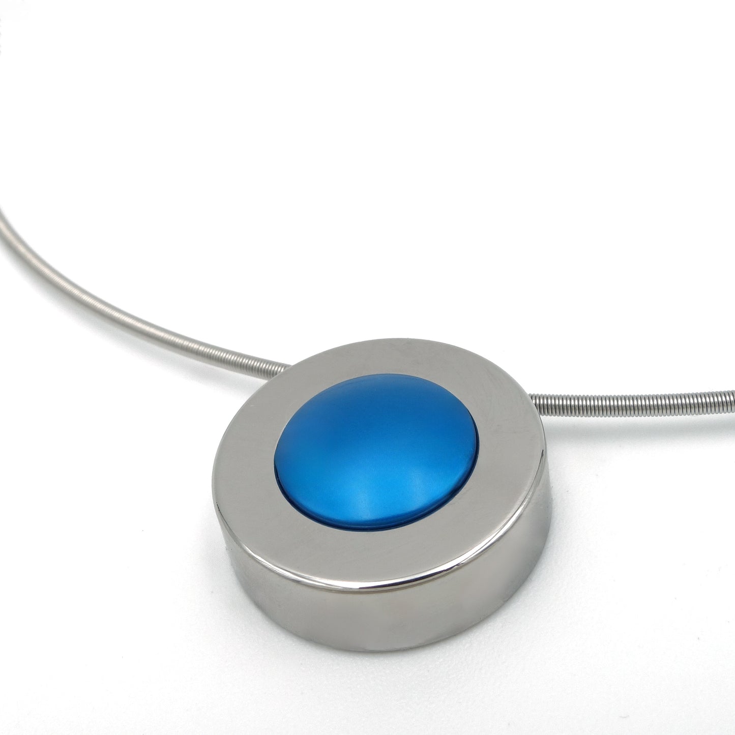 Wisselrand dik | Modulair sieraad staal gepolijst