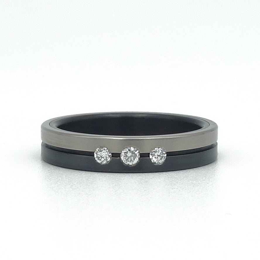 Zwart-Wit set | Titanium & Zirkonium