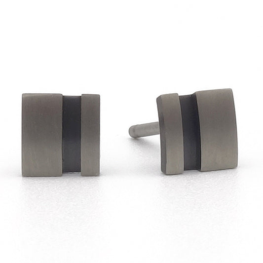 Black Stripe oorbellen 2 mini