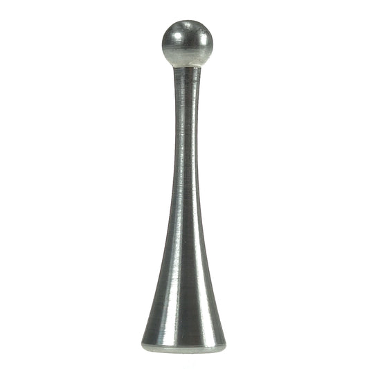 Losse Pion-schakel van naturel titanium met matte afwerking